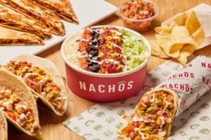 Produits de la franchise de restauration Nachos