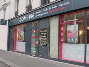 Concept store à l’enseigne spécialiste des travaux d’adaptation du domicile Dom&Vie