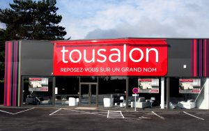 Facade de magasin Tousalon