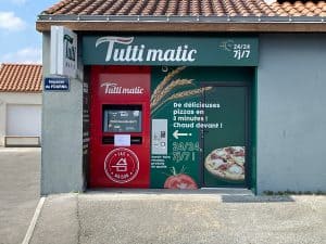 Distributeur automatique de pizza Tutti Matic, franchise Tutti Pizza