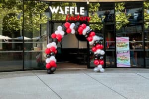 Point de vente à l'enseigne Waffle Factory au centre commercial Odysseum à Montpelier