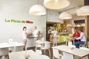 Restaurant franchisé La Pizza de Nico salle