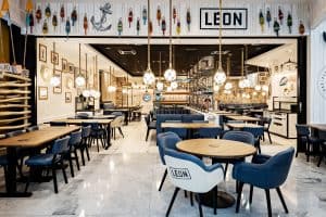 Restaurant Léon au nouveau concept au centre commercial Aéroville juillet 2020