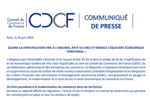Très vives inquiétudes au sein du Conseil du Commerce de France