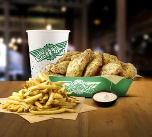 Produits de l'enseigne de restauration rapide Wingstop