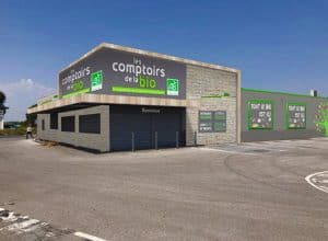 Nouvelle façade Les Comptoirs de la Bio 2018
