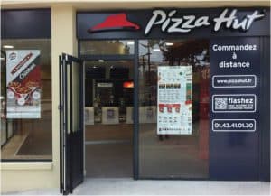 Restaurant franchisé Pizza Hut livraison de pizzas et vente à emporter