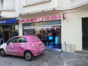 Restaurant de la franchise de restauration asiatique Planet Sushi à Lille