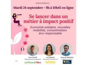 Conférence "Se lancer dans un métier à impact positif" du 24 septembre 2024