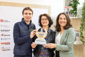 Remise d'un Trophée des Meilleures Franchise de France à l'enseigne Les Menus Services (mars 2025)