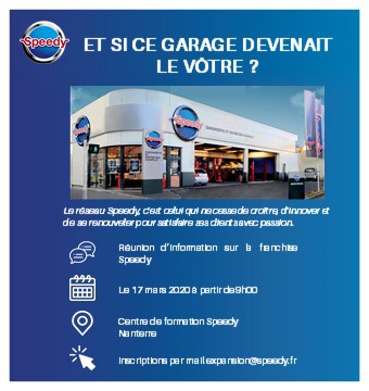 SPEEDY – Reunion 17 mars