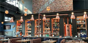 Salle de pub-brasserie Au Bureau en franchise