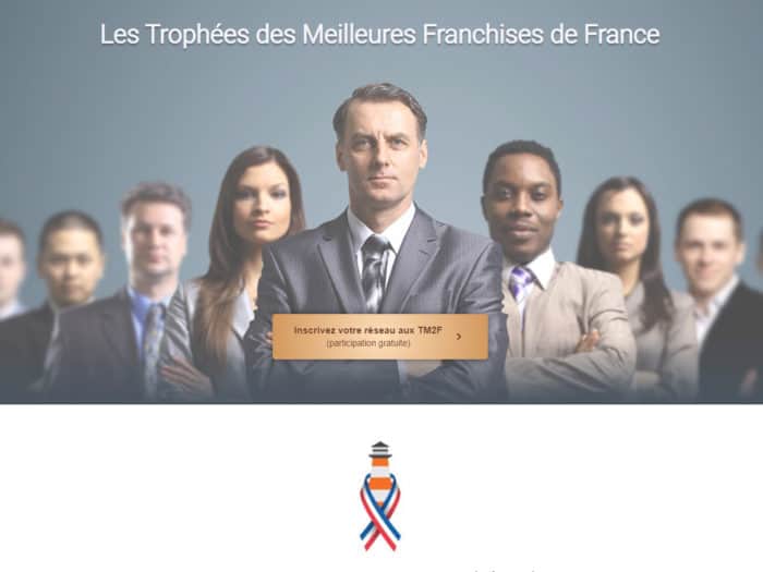 Trophées des Meilleures Franchises de France 2023 - site internet dédié