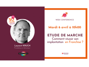 Webinar franchise du mardi 6 avril 2021
