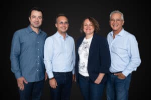 Yoann Guichard, Guillaume Varobieff, Isabelle Bernardot et Roger Varobieff