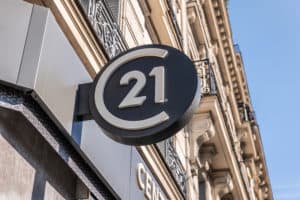 century 21 Enseigne drapeau 3
