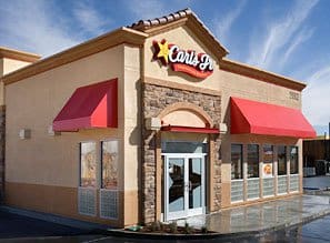 Restaurant de burger en franchise Carl's Jr. extérieur