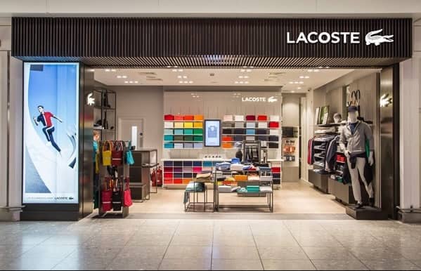 Ouvrez la franchise prêt à porter et accessoires de mode LACOSTE